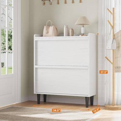 16 Pair Shoe Storage Cabinet