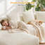 Modern Oversized Corner Sofa L-Shaped Corduroy Sofa With Storage Pockets -1513385622-1513385609