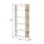 Beuford 180cm H x 90cm W Ladder Bookcase