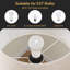 150cm Tripod Floor Lamp with Remote Control (Bulb Included)