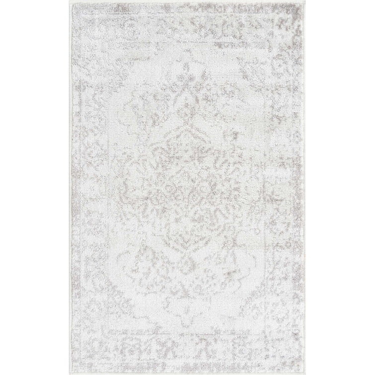 Avalynne Oriental Ivory/Gray Area Rug
