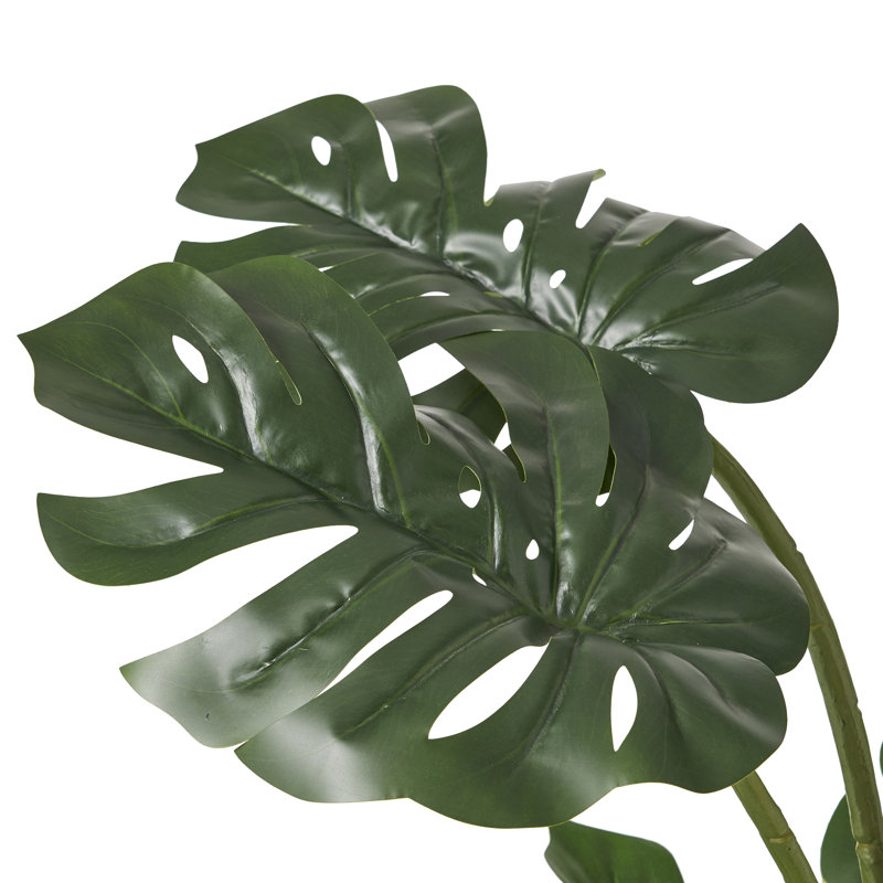 Fleeman Faux Monstera Tree in Pot, 48" H x 30" W x 30" D