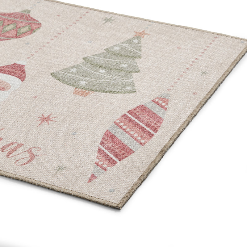 Abstract Flatweave Area Rug, Runner 61 x 230 cm