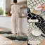 Tapis de cuisine lavables antidérapants en mosaïque craquelée