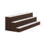 Étagère Rahy Bartop avec DEL et musique, 3 niveaux, 37 po brun noyer-123764849-123764851