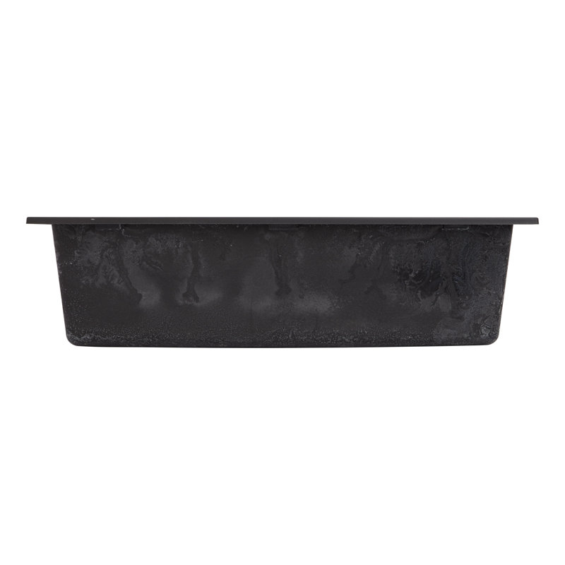 Holcomb 30 "L Undermount Kitchen Sink, Midnight Black