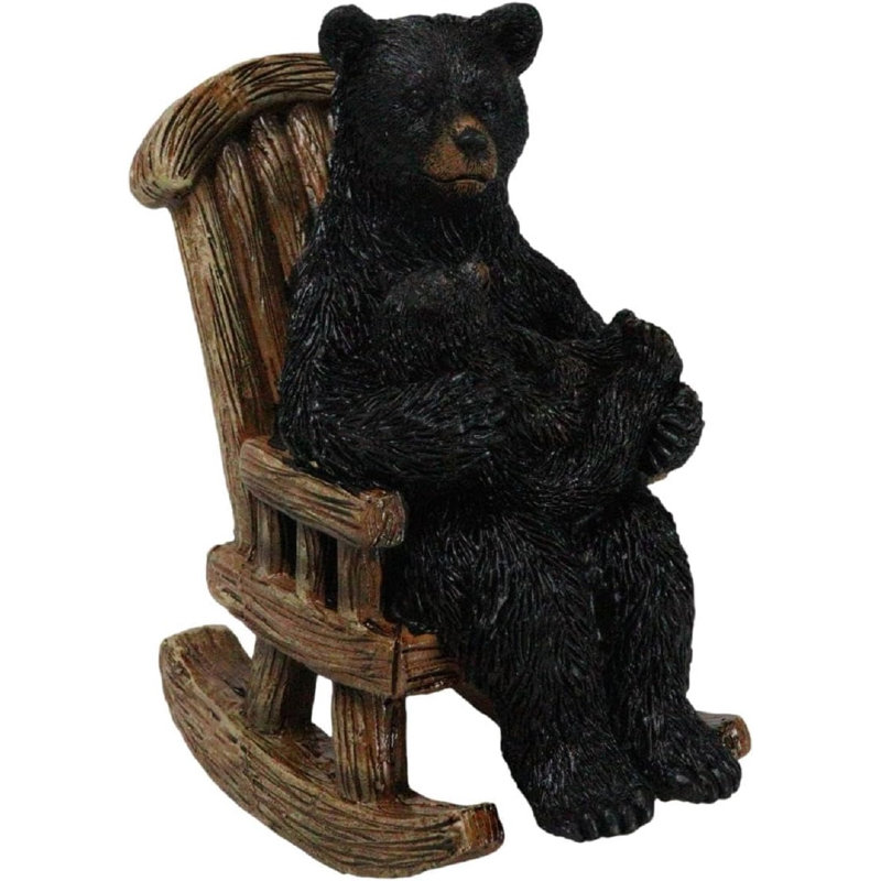 Figurine Rustic Forest Mama Black Bear