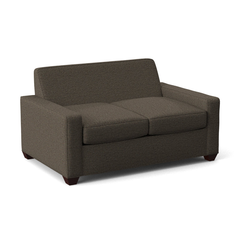 Avery Full Sleeper Sofa, Empire Mahogany, Elliot Caribou, Innerspring