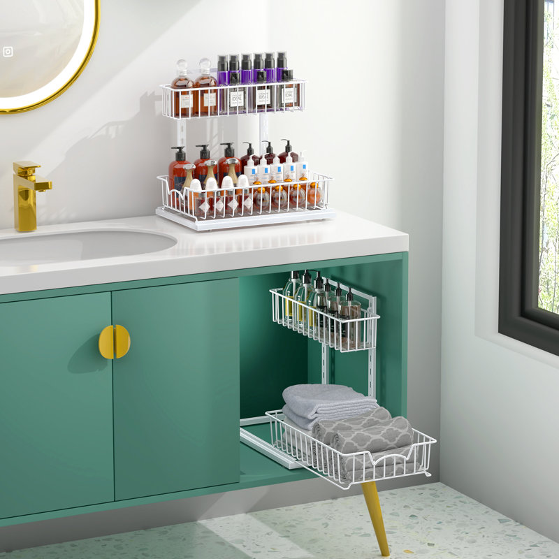 Under Sink Organizer, White