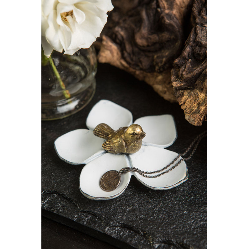 Metal Trinket Dish + Figurine Included