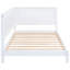 Lit de jour simple blanc / - Design classique de style Mid-Century en bois et pour un repos paisible Élégante construction moderne Accoudoir confortable-1352232769-1352232771