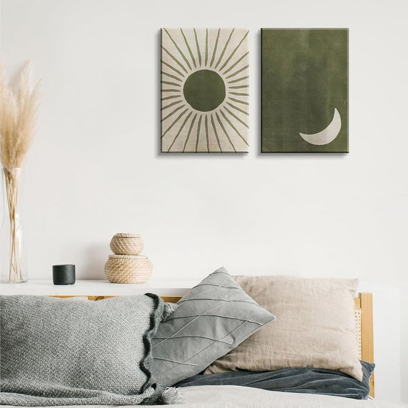 2 Piece Wrapped Canvas Print, 60 cm H x 40 cm W