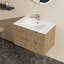 Meuble-lavabo mural flottant avec lavabo