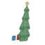 vidaXL Lighted Christmas Tree with 3 Gift Boxes 2D Warm White-119153328