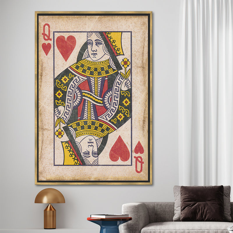 Print on Canvas, 110 cm H x 80 cm W, Gold Floater Framed