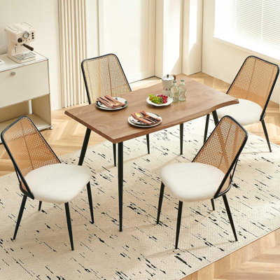 Ensemble de table rectangulaire Serene pour 4