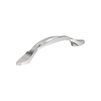 Intertwine 3-3/4 inch (96mm) Center-to-Center Polished Chrome Cabinet Pull - 10 Pack