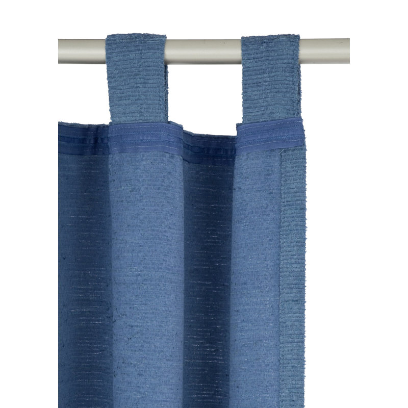Jaylene Blackout Single Curtain Panel, 132 W x 225 D cm, Blue