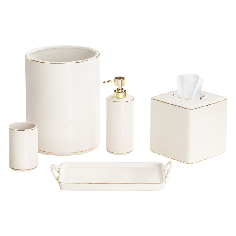 Delphine - Bath Accessories Wastebasket