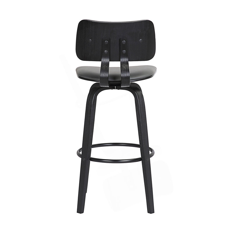 Tabouret de bar pivotant à structure métallique