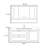 Minimalist light luxury bathroom cabinet