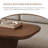 51" Modern Minimalist Double Leg Solid Wood Rectangular Coffee Tables For Living Room-573118152