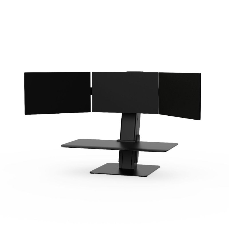 Quickstand Eco Triple Monitor Stand In White, Black