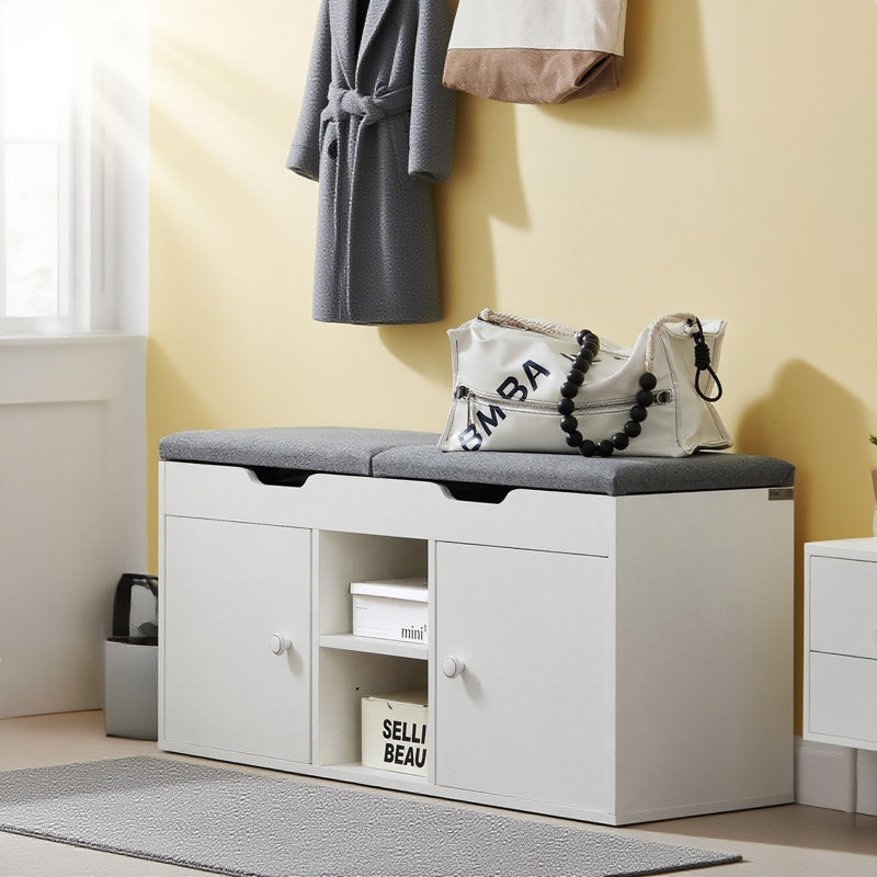 Helmward Polyester Upholstered Storage Bench