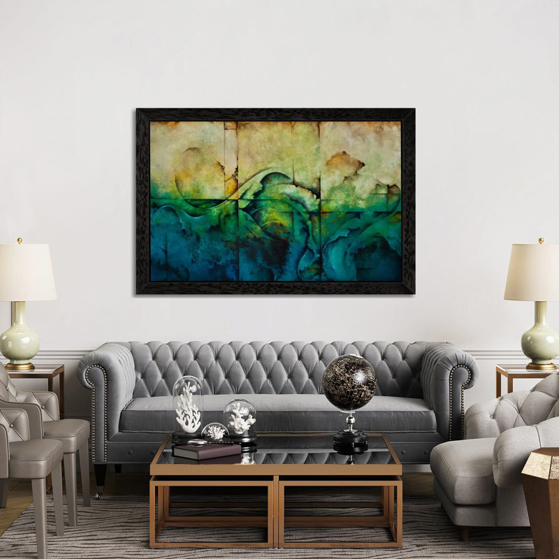 Paradise by CH Studios - Print, 101.6 cm H x 66.04 cm W, Black Floater Framed