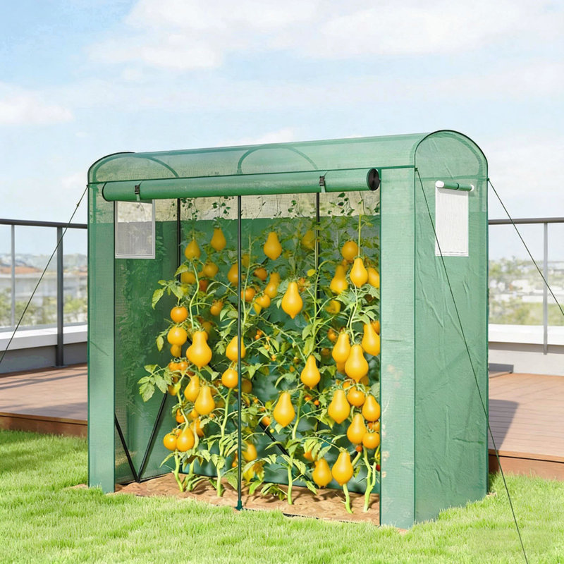 Stable Greenhouse,Mini Greenhouse, Green/Dark Green