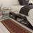 Ottohome Non-Slip Traditional Area Rug For Living Room, Hallway, Entryway Rug, Dark Red-2039243890