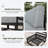  9 Pieces Modern Aluminum Patio Furniture Set With Fire Table, Outdoor Modular Sectional Conversation Set L-shaped Sofa For Backyard-938861977-938861979