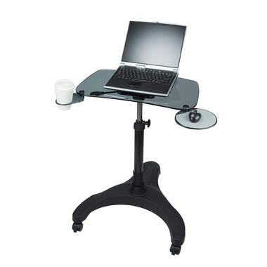 Adjustable Laptop Desk with Stand Holder and Wheels