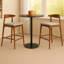 Tabourets de style Mid-Century moderne avec des pieds en bois robustes et des sièges confortables pour diverses pièces-253848240-253848243