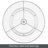 Divided Fluted Spinner 11.5 x 3