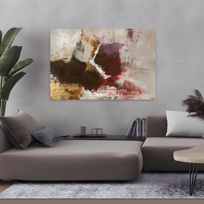 Infinity 1, art abstrait contemporain, H 32 po x l 48 po