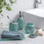 Iridescent Mosaic Glass Bathroom Accessory Set