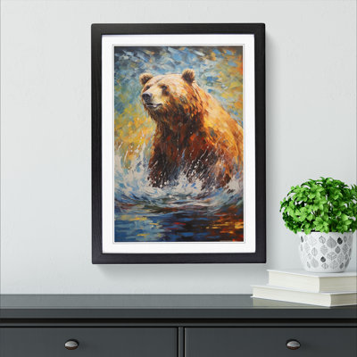 Bear Impressionism - Framed Print