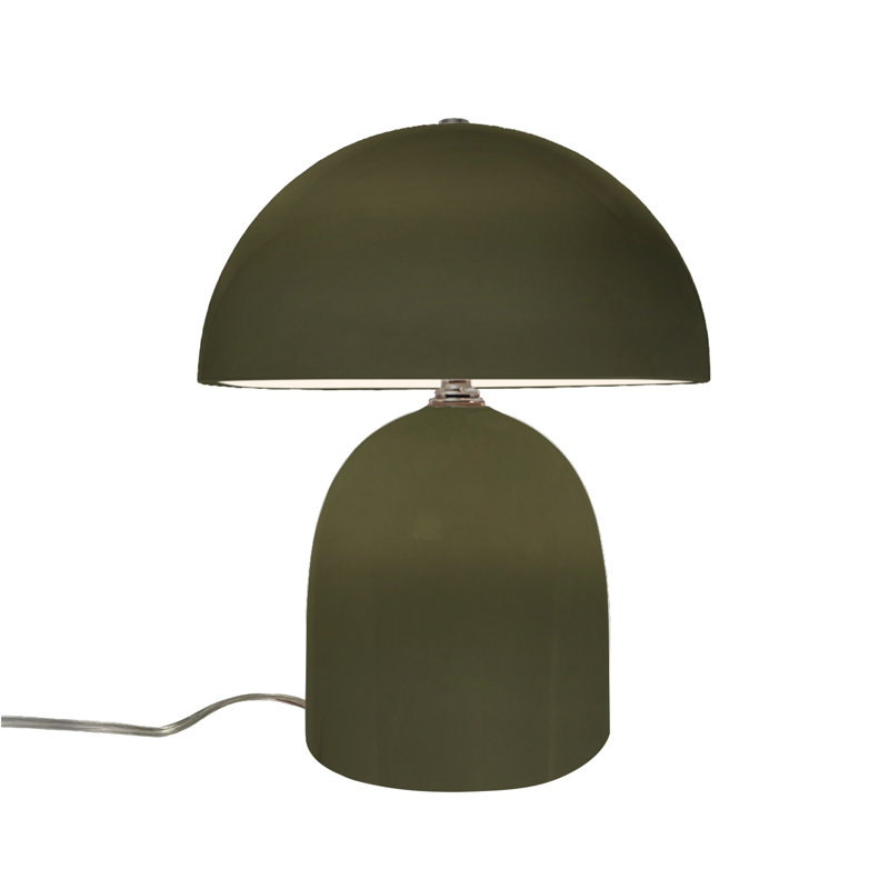 Percy Ceramic Table Lamp, Matte Green