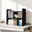 Rotatable Black Desktop Organizer Shelf-67867153