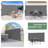 Fabric  Cover Retractable Side Awning-98102125-107231810