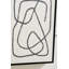 S/2 Black Squiggle Print Canvases With Black Frames - 2 Piece Single Picture Frame Print Set on Canvas