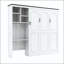 Queen Murphy Bed with Desk and Storage Cabinet-133524215