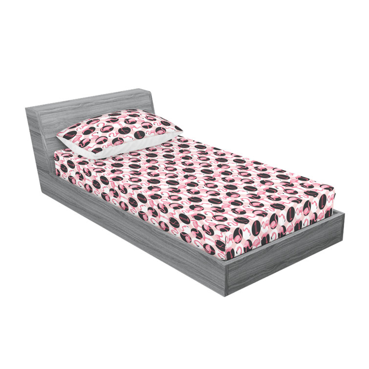 Microfiber Floral Sheet Set