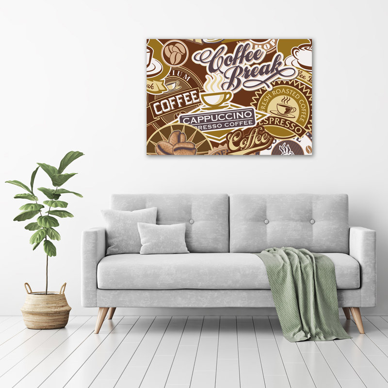 Café - Wrapped Canvas Print