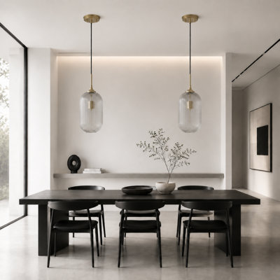Dynamism 1 - Light Dimmable Kitchen Glass Single Pendant