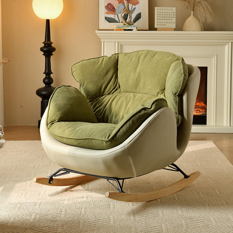Chaise berçante décontractée simple et moderne