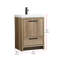 Ensemble de meuble-lavabo simple 24 po Southmead-811975583