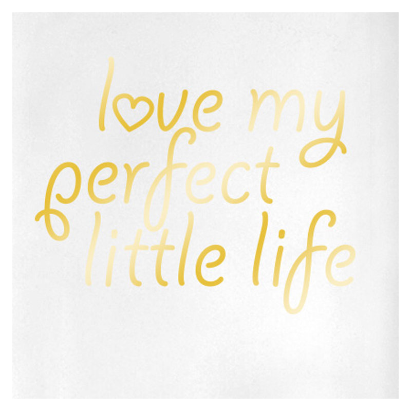 Wall Decal, Shiny Gold
