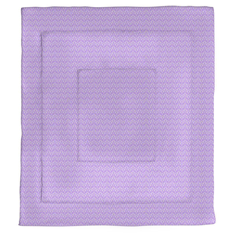 Édredon simple réversible Art déco Katelyn Elizabeth, Édredon simple, Violet
